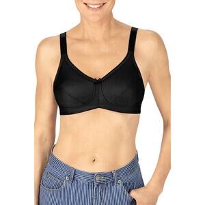 Amoena Rita Black Bra Size 34D NWT